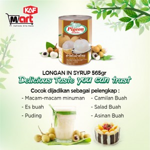 Pigeon Longan In Syrup 565g